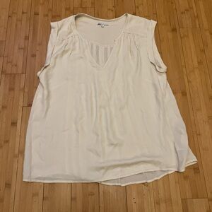 Rebecca Minkoff White Relaxed Tank Top Blouse